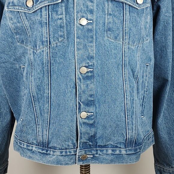 NWOT! 90s DISNEY Winnie the Pooh & Friends Embroidered Denim Jean Jacket Size XL - Picture 12 of 14